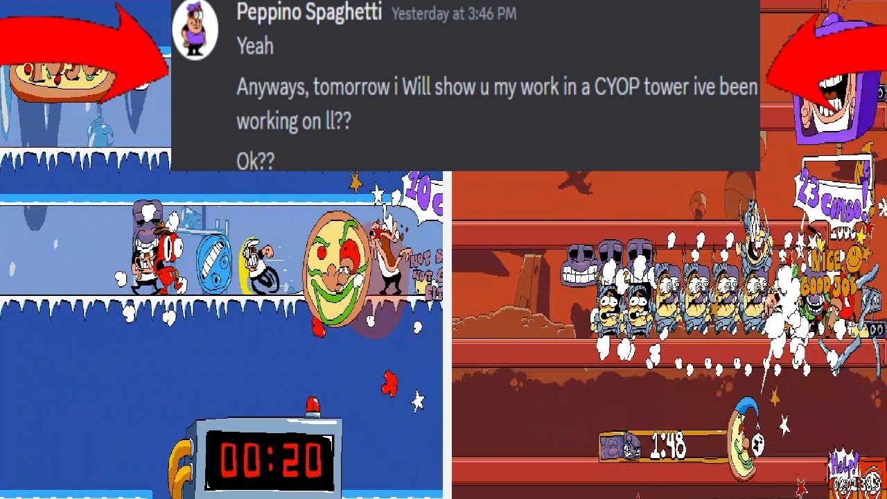 This Cyop Level Got Difficult || Pizza tower mods (cyop)