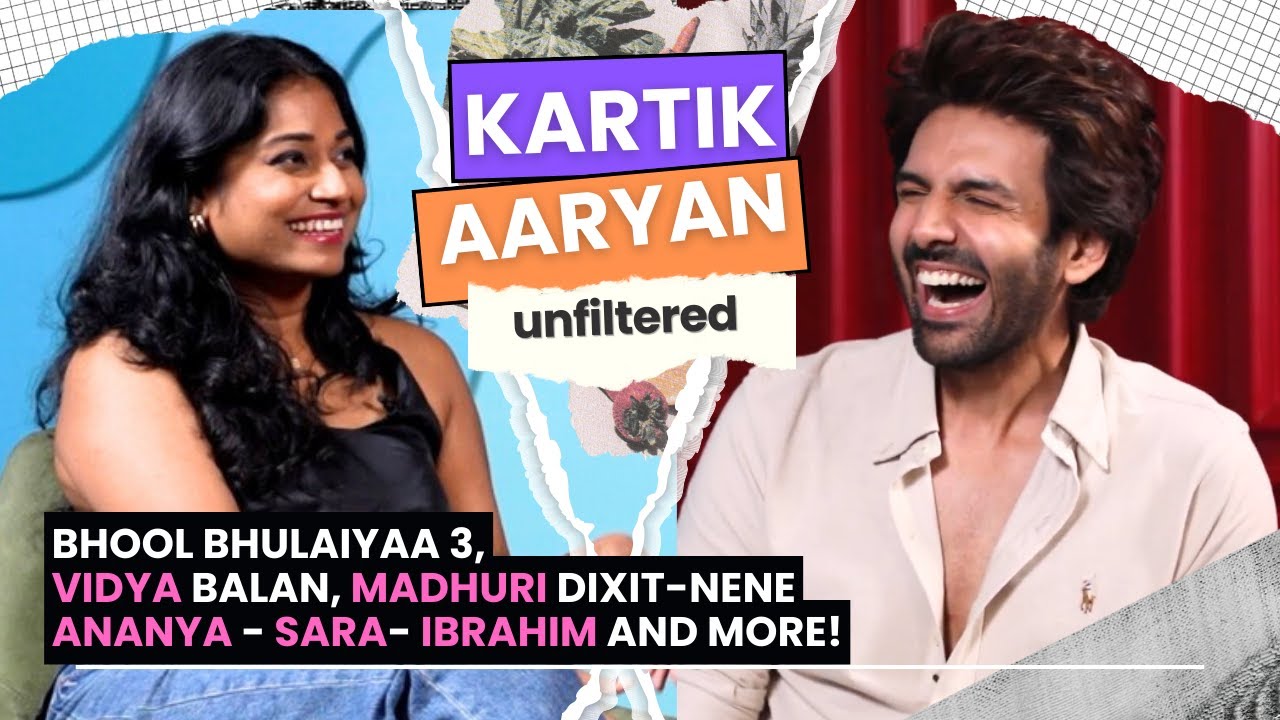 Kartik Aryan Interview | Bhool Bhulaiyaa 3, Vidya Balan, Madhuri Dixit-Nene | Viral FUNNY MOMENT