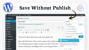 Hoe u kunt besparen op WordPress zonder te publiceren