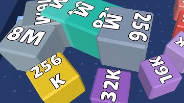 Cube 2048.io Game 🎲 A NEW GAME  🎲 CUBES SNAKE 2048.io Gameplay