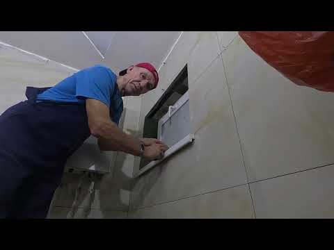 Как оштукатурить оконные откосы под плитку ч.2