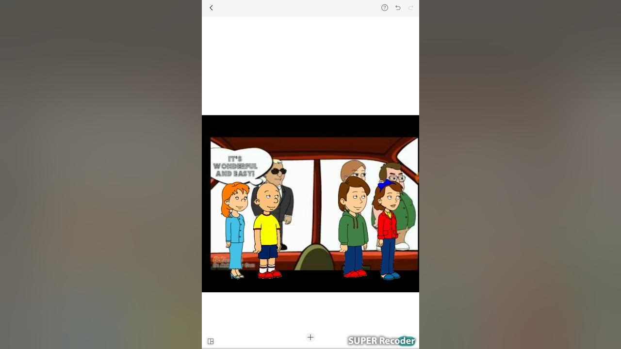 Caillou and Rosie throw a tantrum going McDonald's because of China