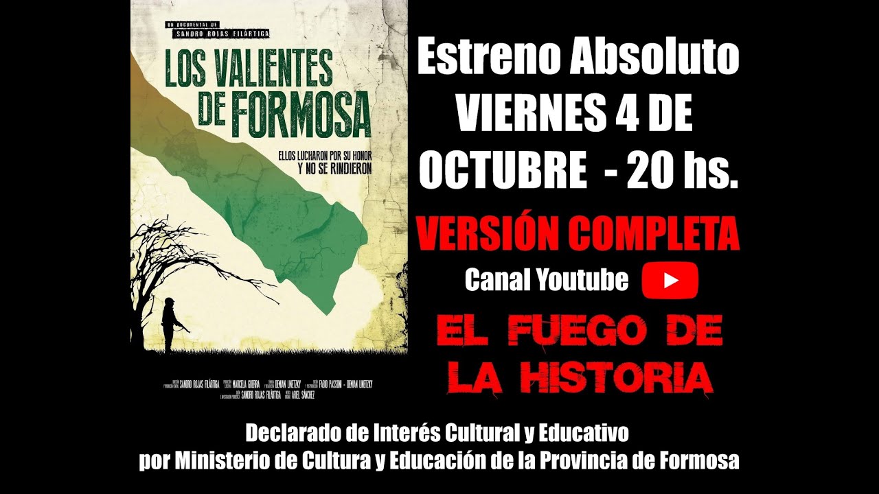 Documental LOS VALIENTES DE FORMOSA, 5 DE OCTUBRE DE 1975 - Versión Completa.