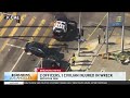 2 hospitalized after crash involving Los Angeles Police Department car in Exposition Park