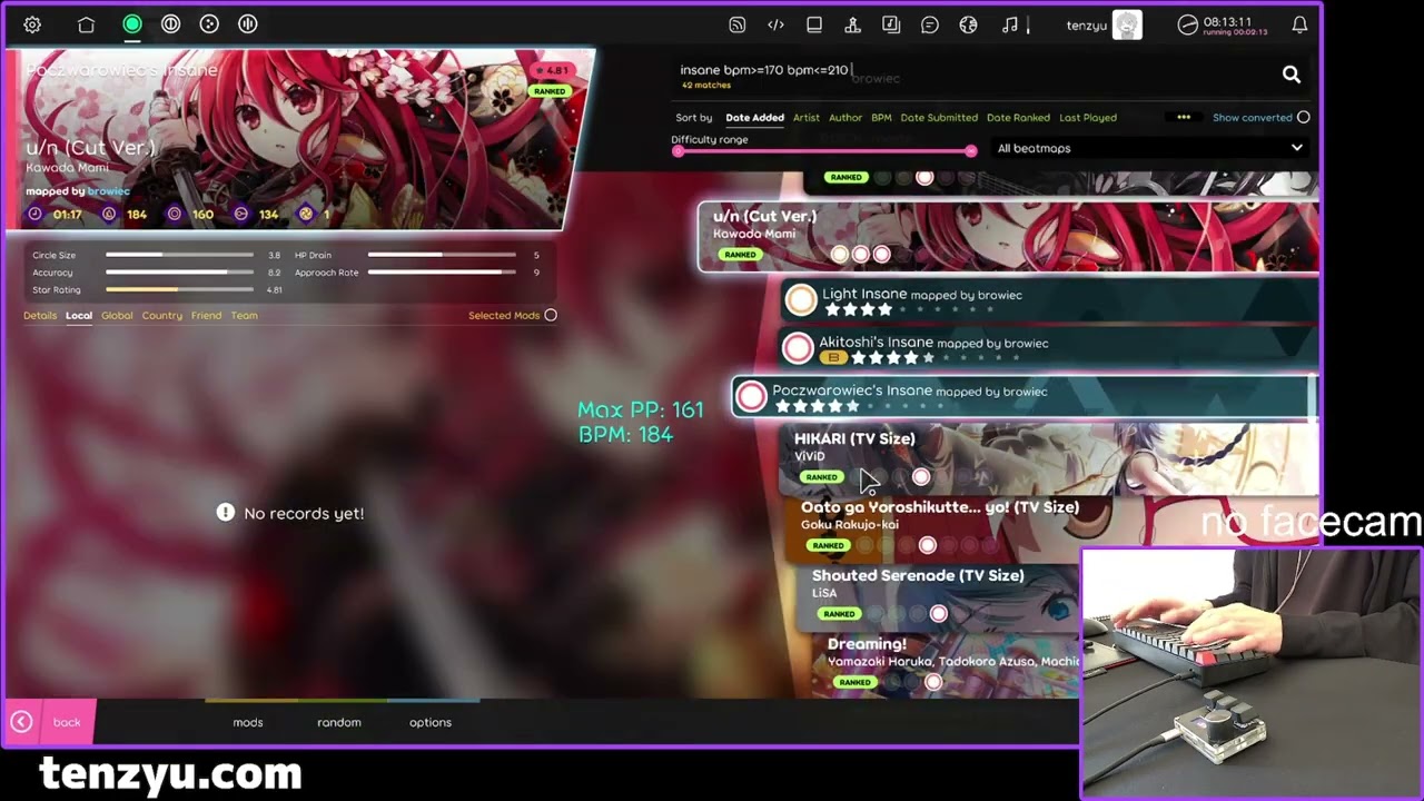 初心者向け】osu! の検索欄の使い方を紹介します。【TENZYU】#osu