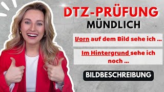 DTZ Mündliche Prüfung Teil 2 | A2 B1 | BILDBESCHREIBUNG + GRATIS PDF 🇩🇪 Learn German Fast