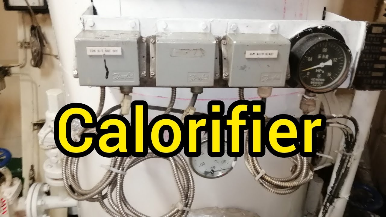 082🌟On board. Calorifier. Adjust temperature switch. Электромеханик ...