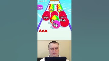 Ball Run 2048❗ Level 41❗#games #shorts