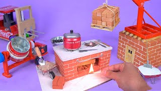 Make an Amazing Mini Wood Stove with Mini Bricks