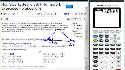 Dr  Swiersz Video Solving Section 8 1 Homework Exercise #1   20171113 Stats