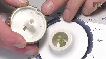 Whirlpool Washer Repair - How to Replace the Timer Knob