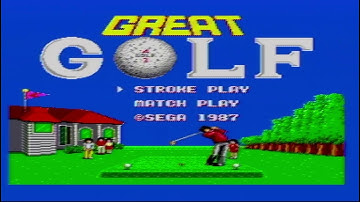 SEGA Master System   Great Golf