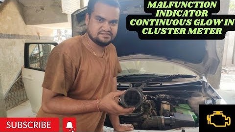 Maruti Suzuki Swift Dzire Check Engine Light problem / Mass Air Flow Sensor Replacement