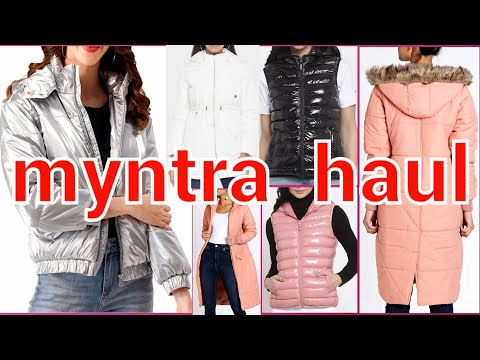 Myntra haul | winter wear | puffer jackets for women | RARA | all about you | red tape | pantaloons