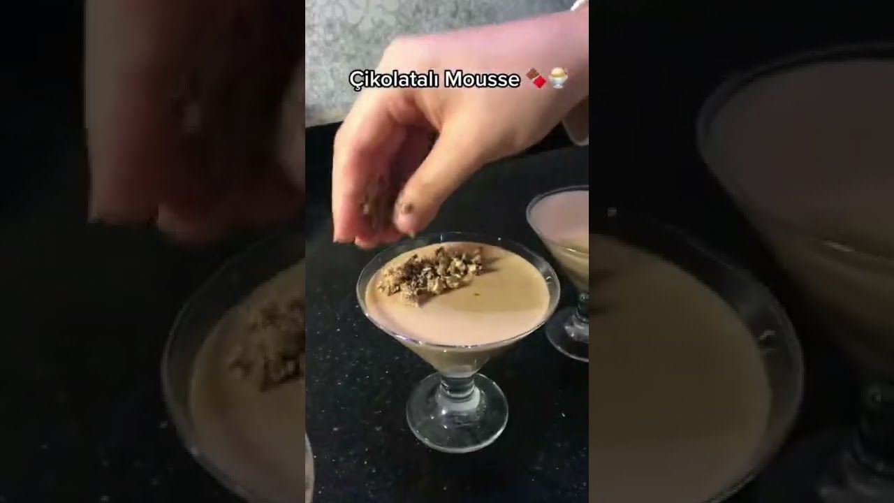 Pratik ve Lezzetli Tatlı..????????‘’Çikolatalı Mousse’’ #shorts #yemektarifleri #chocolate