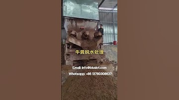 Cow Manure Separator For Small Farm - Manure Screw Press - Cow Dung Dewatering Screw Press Machine