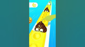 pop run 3D💩🥚💩154||#poprun #gaming #shorts