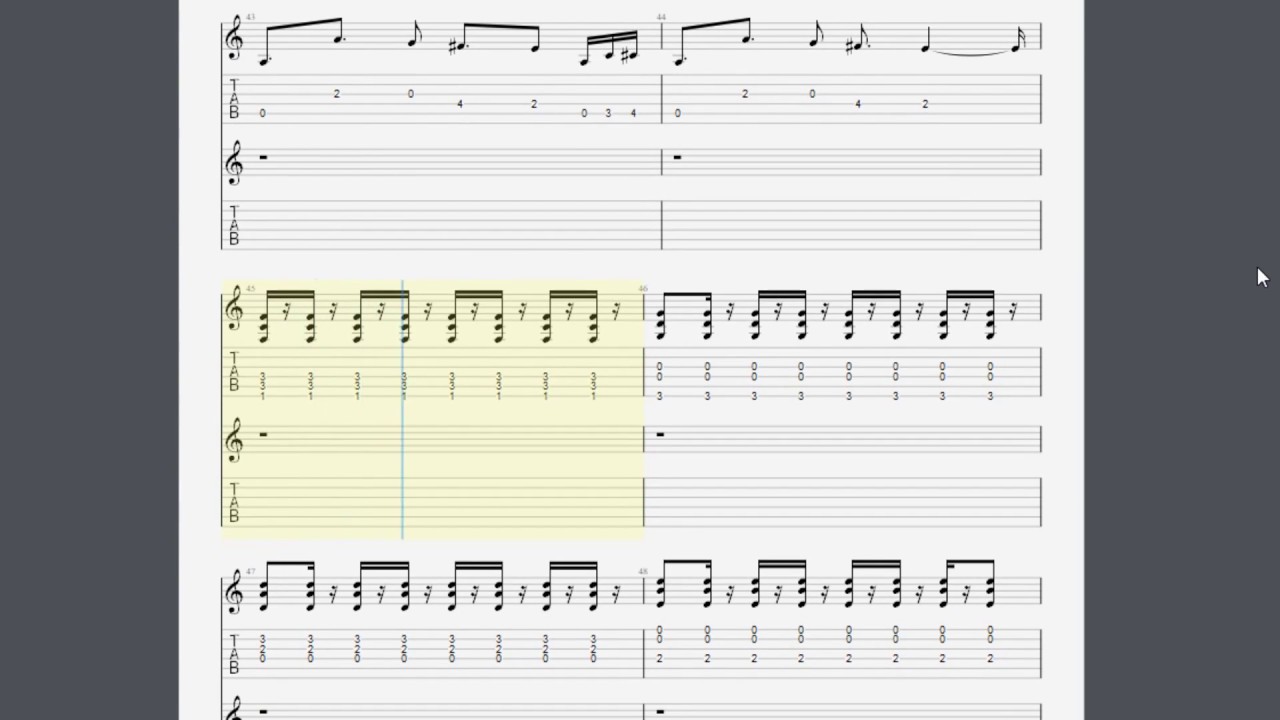 How to play Naruto Main Theme (Lead , Rythm) TABS - YouTube