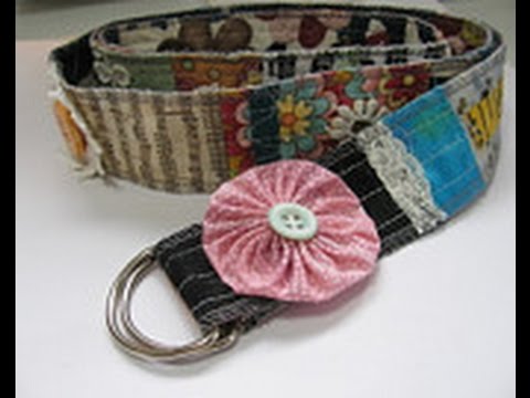 Video: How To Sew A Patchwork Belt