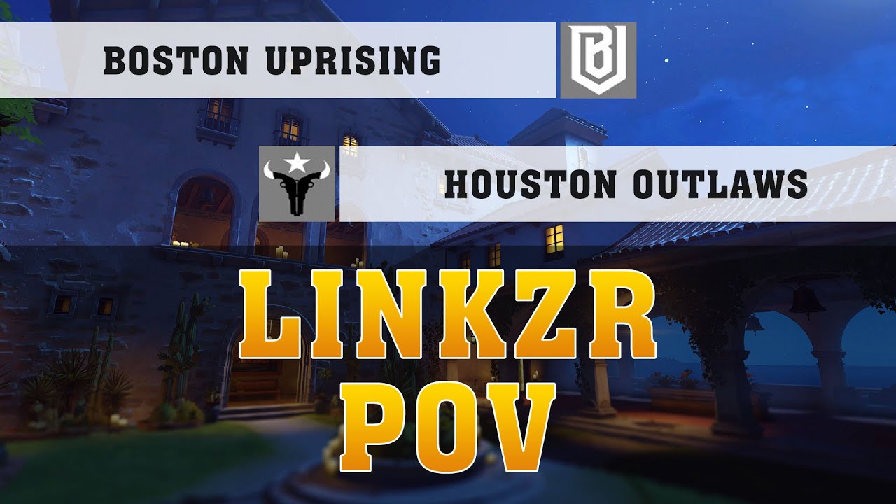 LINKZR WIDOWMAKER POV ● Houston Outlaws Vs Boston Uprising ● [2K] OWL POV