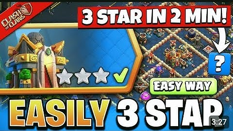 How to Easily 3 star Last Town Hall 16 Challenge in Clash of clans | Coc New Event Attack