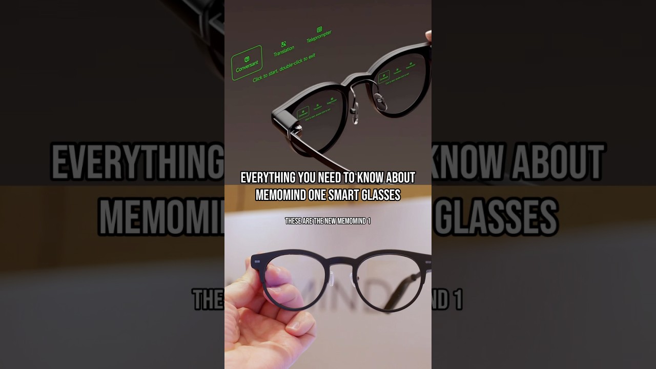 MemoMind One Smart Glasses Hands On Demo... Vs. Even Realities G2 #wearabletech #aiglasses