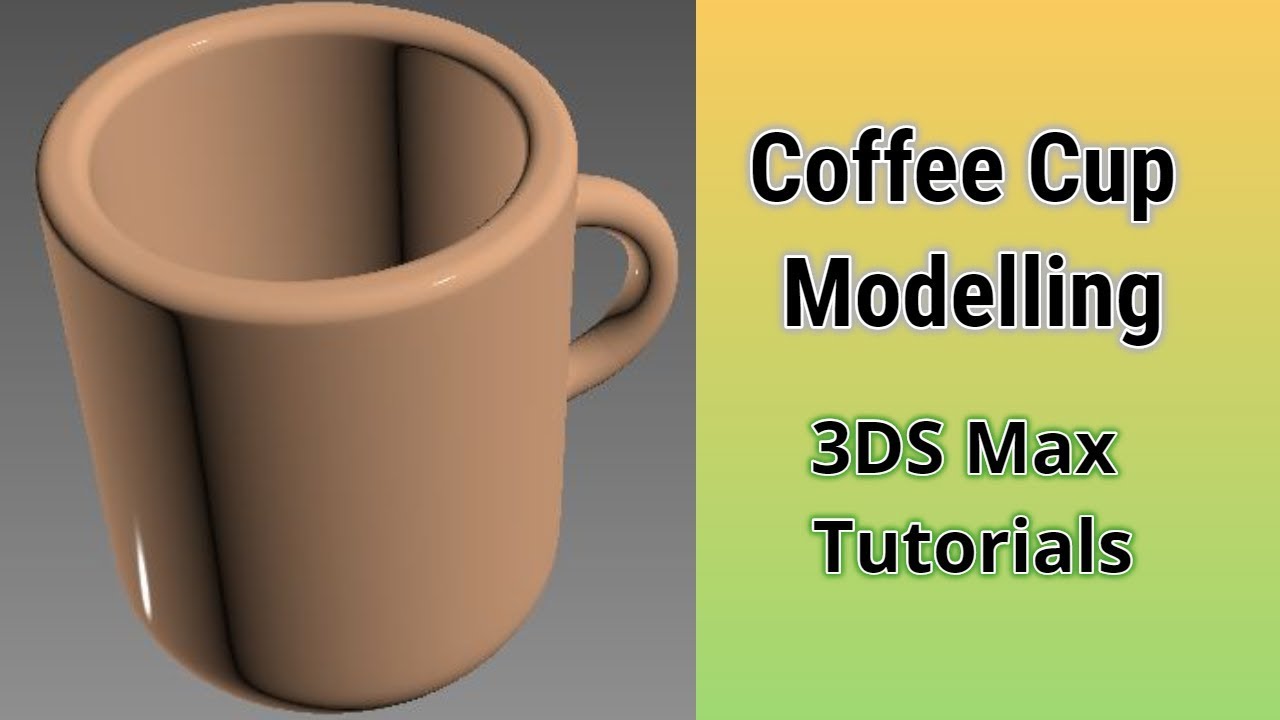 Coffee Cup in 3DS Max - YouTube