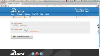 How to generate documents using Inforama