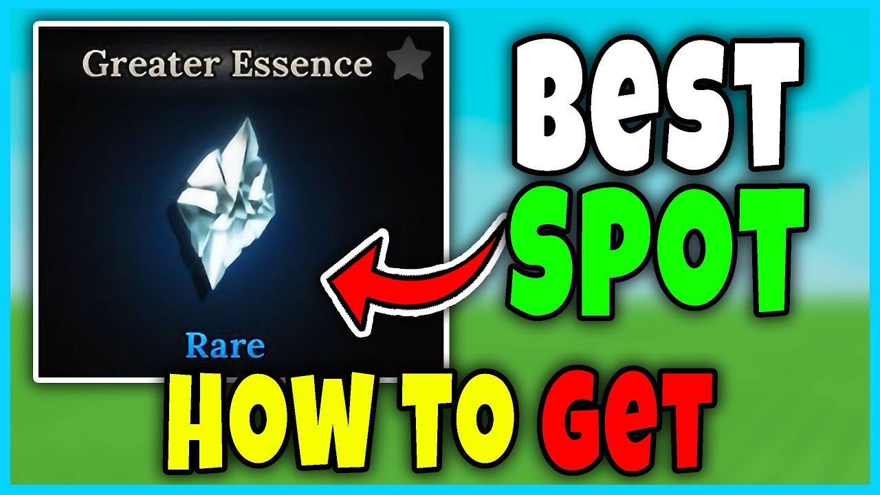 How to GET GREATER ESSENCE FAST in THE FORGE - GREATER ESSENCE DROP LOCATION Roblox