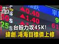 台股力攻45K！緯創盤中亮燈 目標價上看225元【理財密碼】