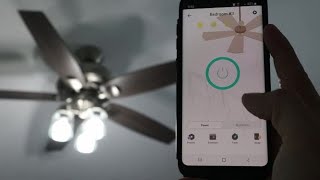 Installing a Ceiling Fan and a Smart Dimmer Switch