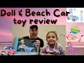 Looney mooneys doll  beach car toy review