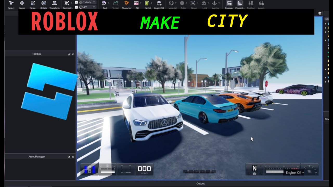 Как построить город в Roblox Studio | Полное пошаговое руководство