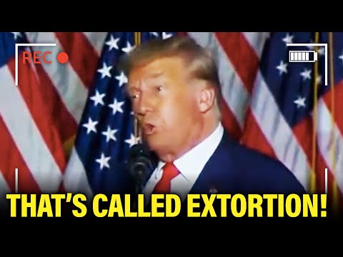 Trump Makes Horrifying CRIMINAL THREATS during LIVE Speech CAUGHT ON TAPE