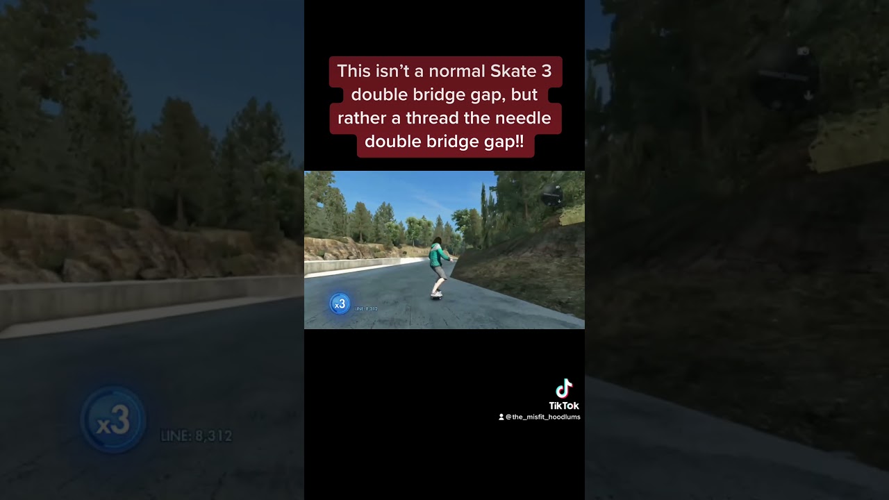 Skate 3 Thread The Needle Double Bridge Gap 