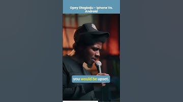 Opey Olagbaju - Android Vs. iPhone #standupcomedy #comedy #shorts