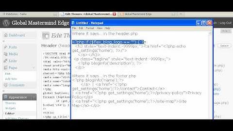 Video 5 How To Hide The Tag Line Flexibility2 Theme