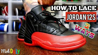 HOW TO LACE THE AIR JORDAN 12 - 3 