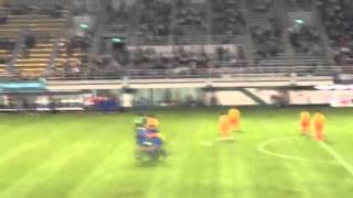 20150708　アビスパ福岡VSギラバンツ北九州　鈴木惇選手２点目ＦＫゴール