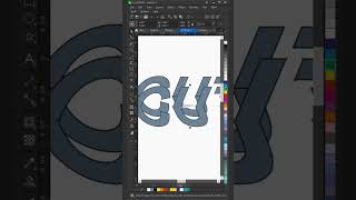 CorelDRAW में बनाया Futuristic CUT Logo Design 🔥 | Modern 3D Typography Amazing CUT Logo Reveal #yt