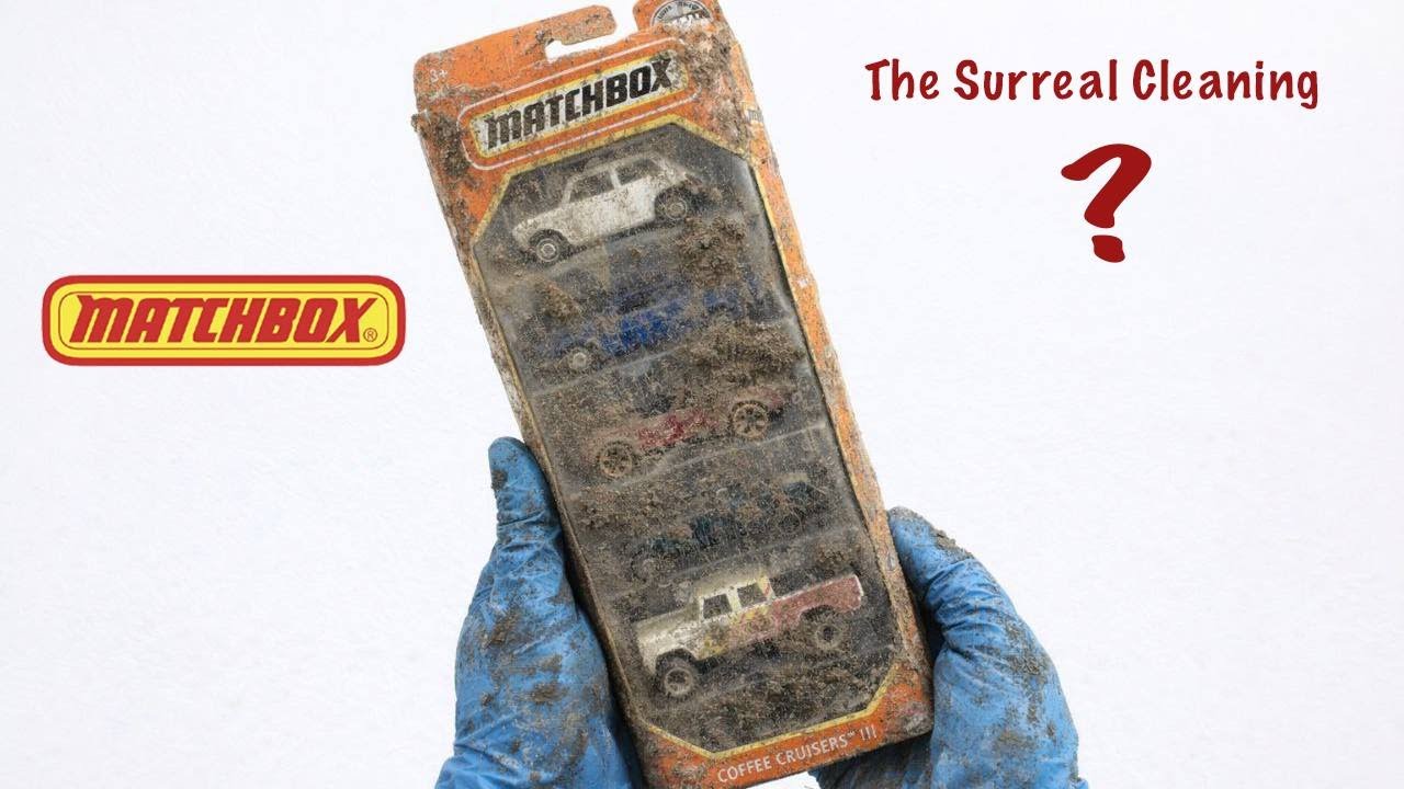 The surreal Cleaning Process of a Matchbox Mini Cars After an Extreme Off-Road Adventure