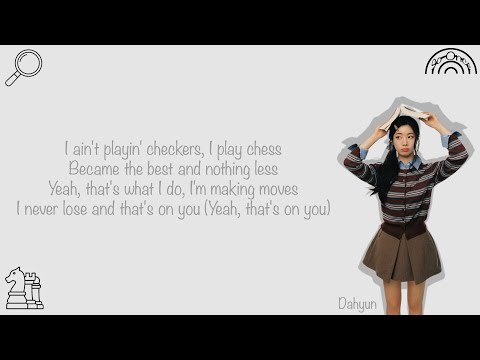 Dahyun (다현)-Chess Color Coded Lyrics