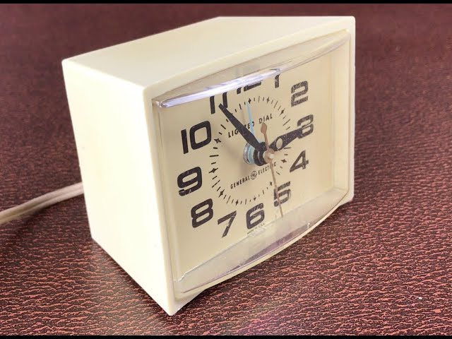 GE 7299 3A clock, a project that didn't go as hoped - YouTube