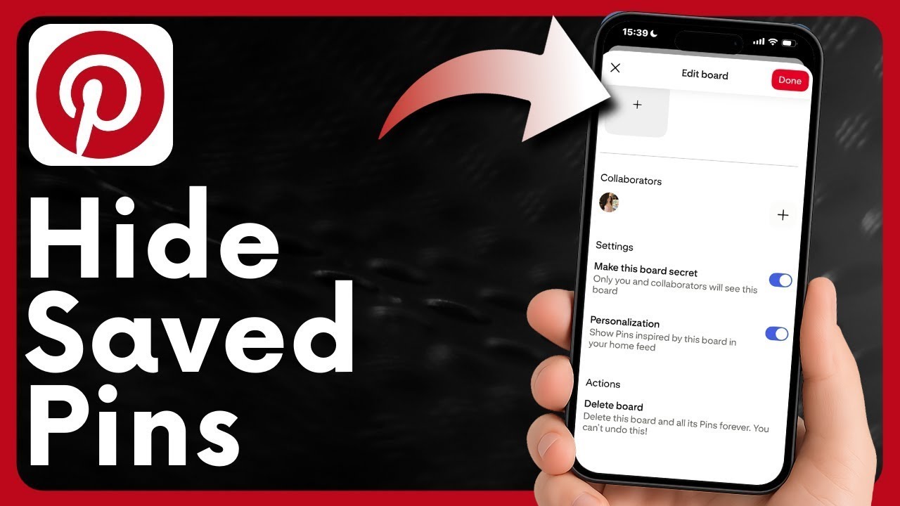 How to Hide Saved Pins on Pinterest
