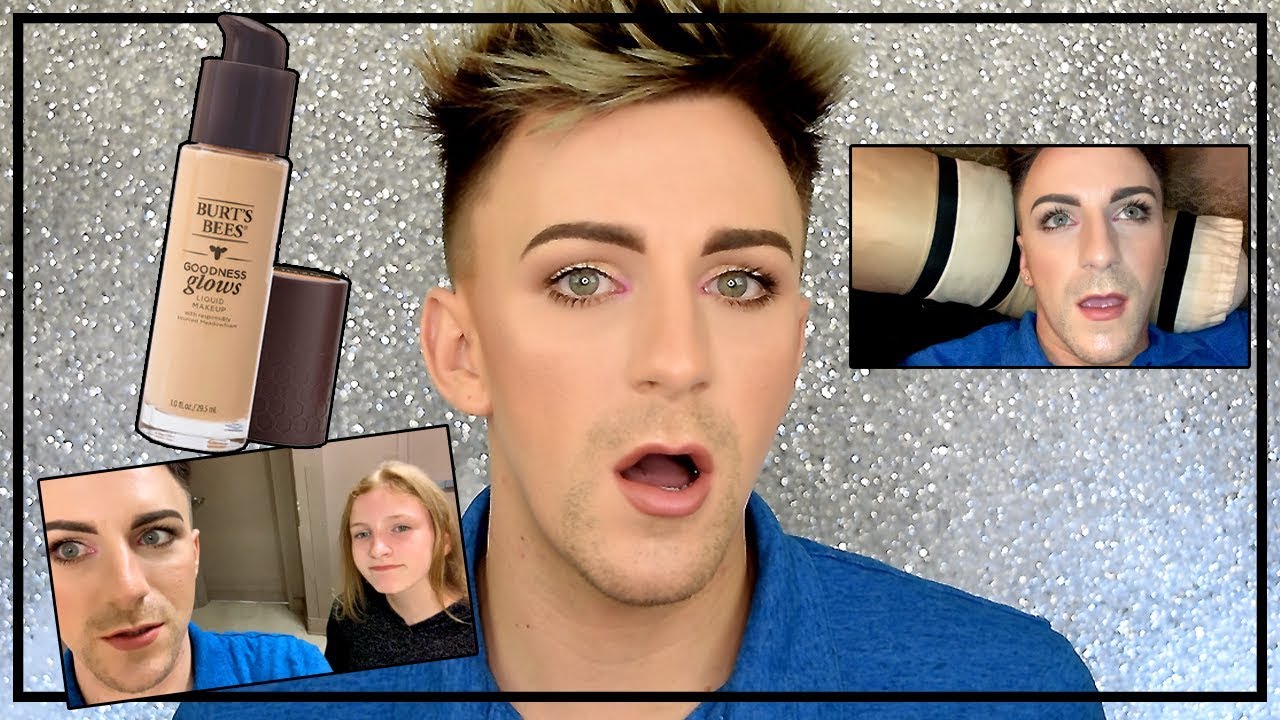 Burts Bees Goodness Glows Foundation | Review & Try On