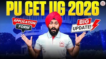 PU CET UG 2026 Application Form Released | Official Update | Panjab University Chandigarh Admissions