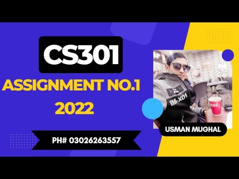 CS301 Assignment no 1 solution - YouTube