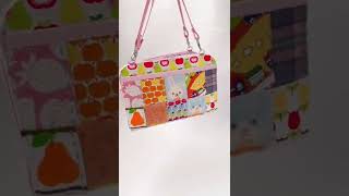 母子手帳ケース 財布 ほんわか絵本風パッチ♬　#shorts