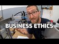 Business Ethics, Vac100 Collator Fix, Rotating cleaning Blade on Konica Minolta 1200 PRO