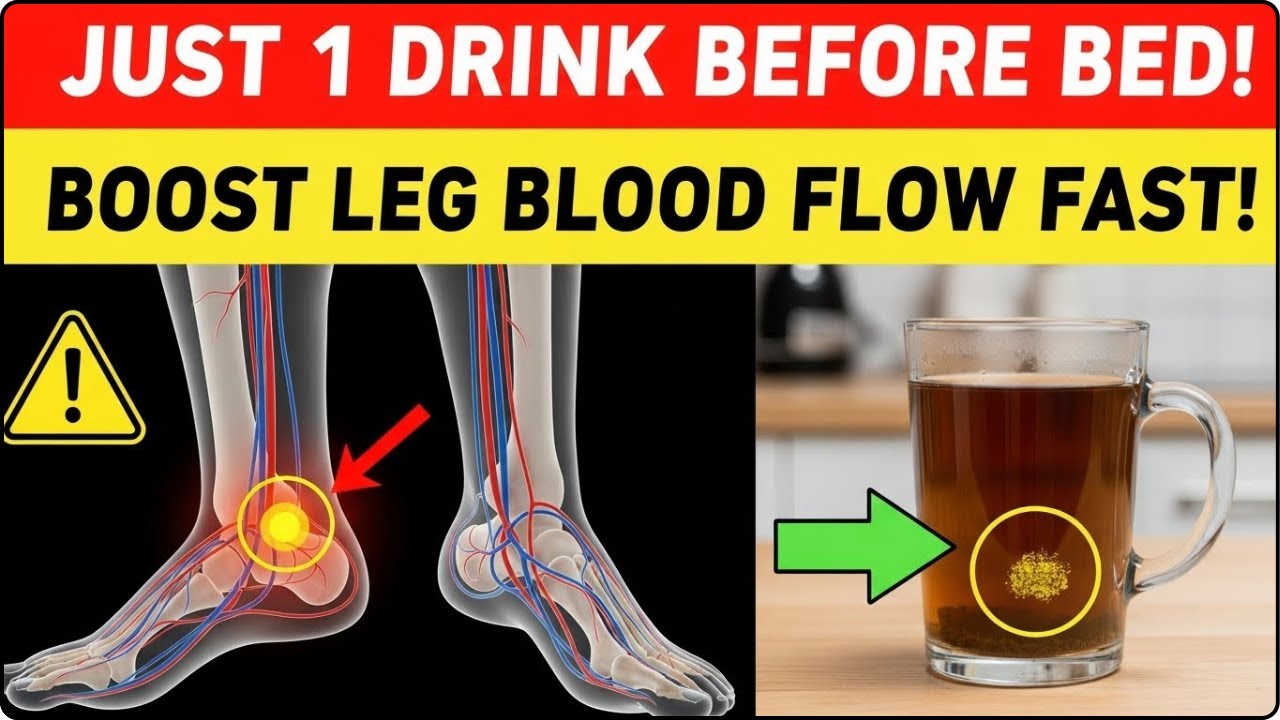 The #1 Drink to Boost Leg Blood Flow After 60 | Senior Health Tips